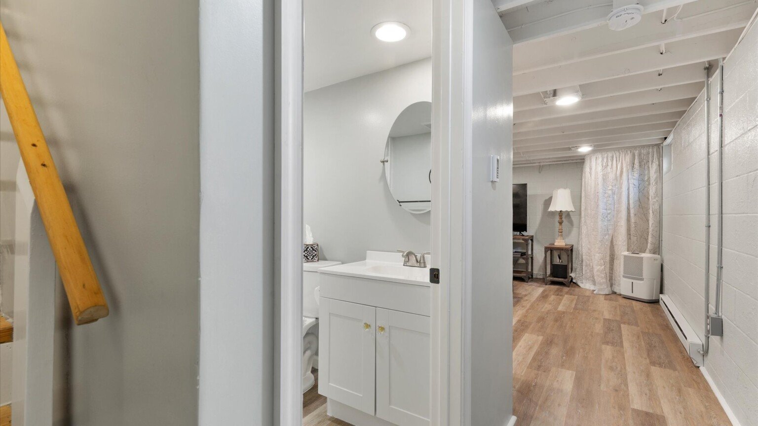 Before & After Small Basement Remodel Ahna Fulmer